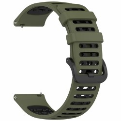 Ανταλλακτικό λουράκι Xiaomi Watch S4 Sport / Samsung Galaxy Watch3 45mm / Watch 46mm Sport Strap (22mm) Silicone Watch Band Jungle Green Black Ανταλλακτικό λουράκι Xiaomi Watch S4 Sport / Samsung Galaxy Watch3 45mm / Watch 46mm Sport Strap (22mm) Silicone Watch Band Jungle Green Black