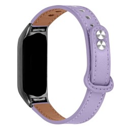 Ανταλλακτικό λουράκι Xiaomi Band 8 / 9 / 9 NFC Leather Purple