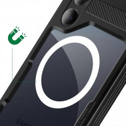 Αδιάβροχη θήκη Redpepper with Magsafe Samsung Galaxy S25 5G S931 Shockproof/Waterproof Black/Clear