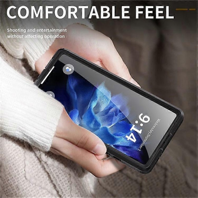 Αδιάβροχη θήκη Redpepper with Magsafe Samsung Galaxy S25 Ultra 5G S938 Shockproof/Waterproof Black/Clear