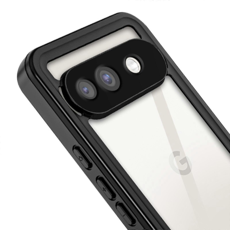 Αδιάβροχη θήκη Redpepper Google Pixel 9A Shockproof/Waterproof Black/Clear