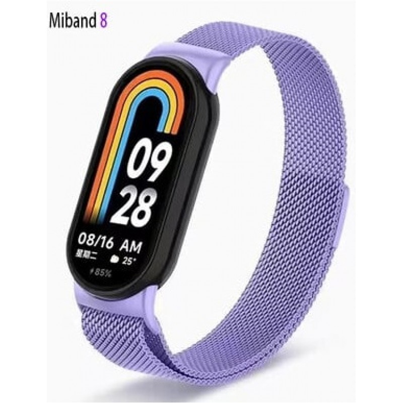 Ανταλλακτικό λουράκι Xiaomi Band 8 / 9 / 9 NFC Milanese Purple