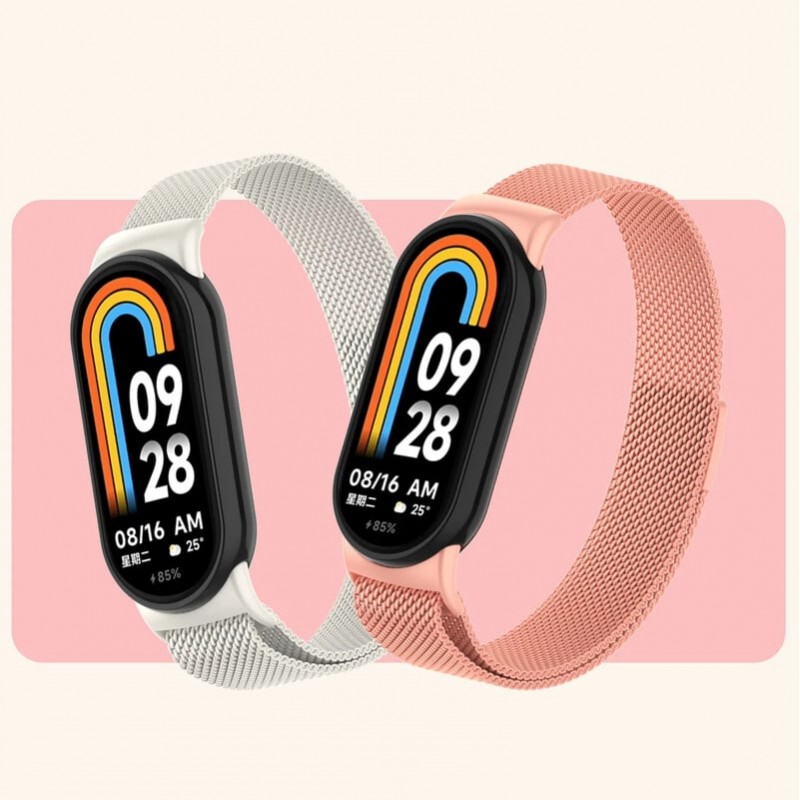 Ανταλλακτικό λουράκι Xiaomi Band 8 / 9 / 9 NFC Milanese Purple