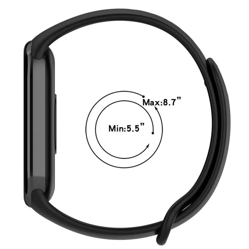 Ανταλλακτικό λουράκι Xiaomi Band 8 / 9 / 9 NFC Silicone White