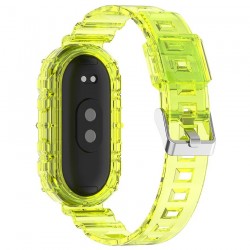 Ανταλλακτικό λουράκι Xiaomi Band 8 / 9 / 9 NFC Glacier Transparent Integrated Yellow