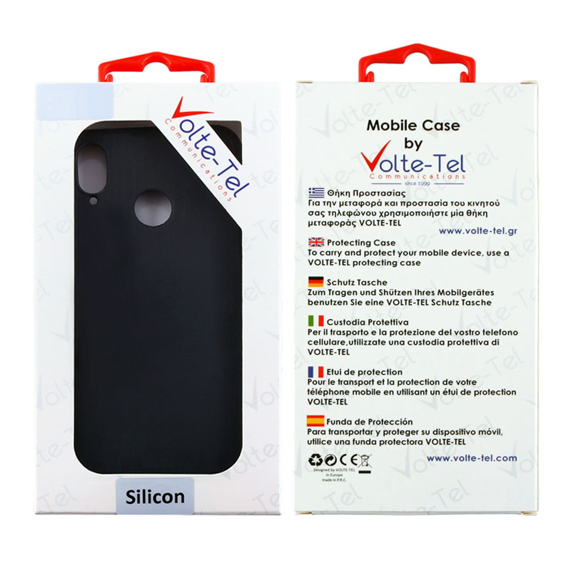 Θήκη Volte-Tel TPU Silicone Camera Guard TCL 305/306/30E/30SE Black