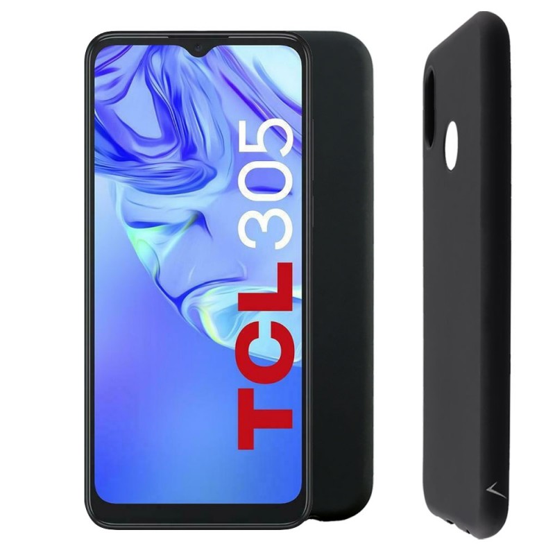 Θήκη Volte-Tel TPU Silicone Camera Guard TCL 305/306/30E/30SE Black