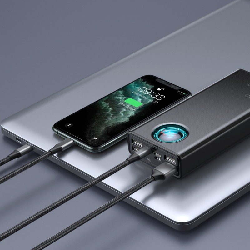 Εξωτερική Μπαταρία Baseus 30000mAh PowerBank Amblight 65W Black