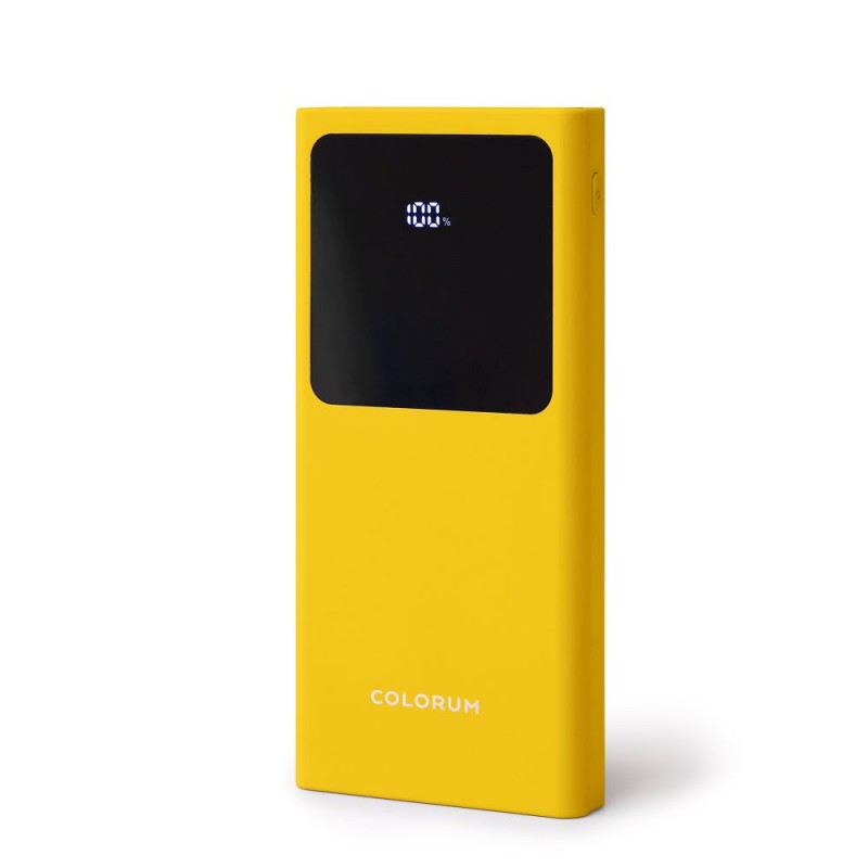Εξωτερική Μπαταρία Colorum 10000mAh PowerBank 22.5W (CPB10-05) Yellow