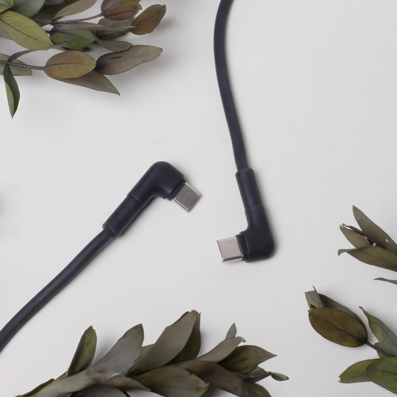 Καλώδιο Maxlife (MXUC-09) Angle Cable USB-C - USB-C 1,0 m 60W Black Καλώδιο Maxlife (MXUC-09) Angle Cable USB-C - USB-C 1,0 m 60W Black