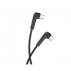 Καλώδιο Maxlife (MXUC-09) Angle Cable USB-C - USB-C 1,0 m 60W Black Καλώδιο Maxlife (MXUC-09) Angle Cable USB-C - USB-C 1,0 m 60W Black