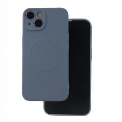 Θήκη Silicone Mag Cover Apple iPhone 15 Pro Max (6.7") Light Blue