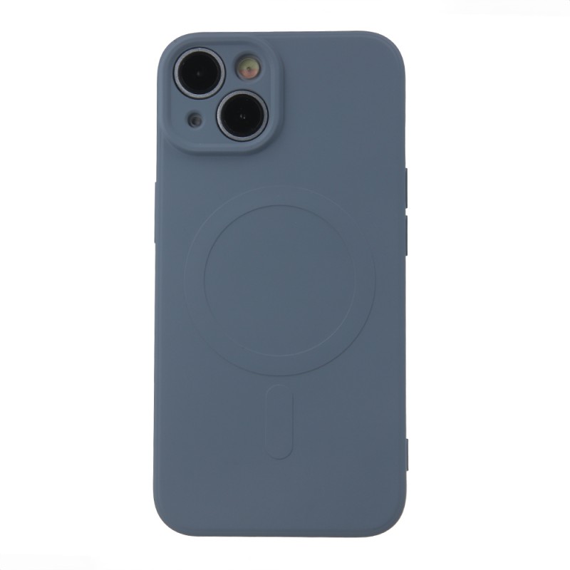 Θήκη Silicone Mag Cover Apple iPhone 15 Pro Max (6.7") Light Blue