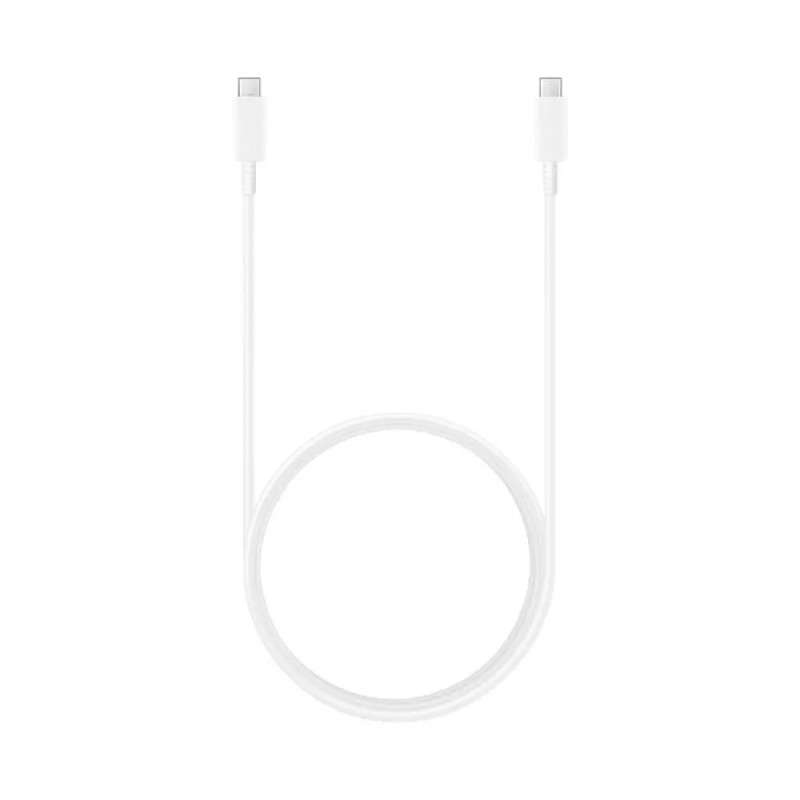 Καλώδιο Data Samsung EP-DX510JWEGEU Type-C to Type-C 5A/100W White 1.8m (Original)