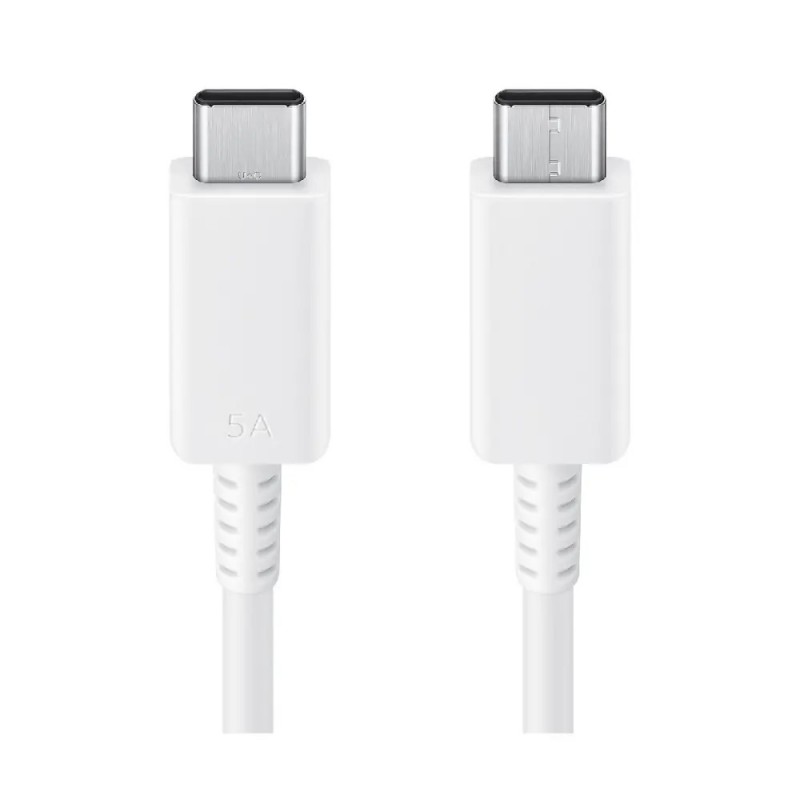 Καλώδιο Data Samsung EP-DX510JWEGEU Type-C to Type-C 5A/100W White 1.8m (Original)