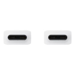 Καλώδιο Data Samsung EP-DX510JWEGEU Type-C to Type-C 5A/100W White 1.8m (Original)