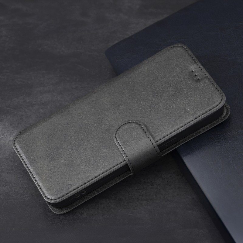 Θήκη Book Smart Light Case Motorola Moto E15 /  G05 / G15 Black