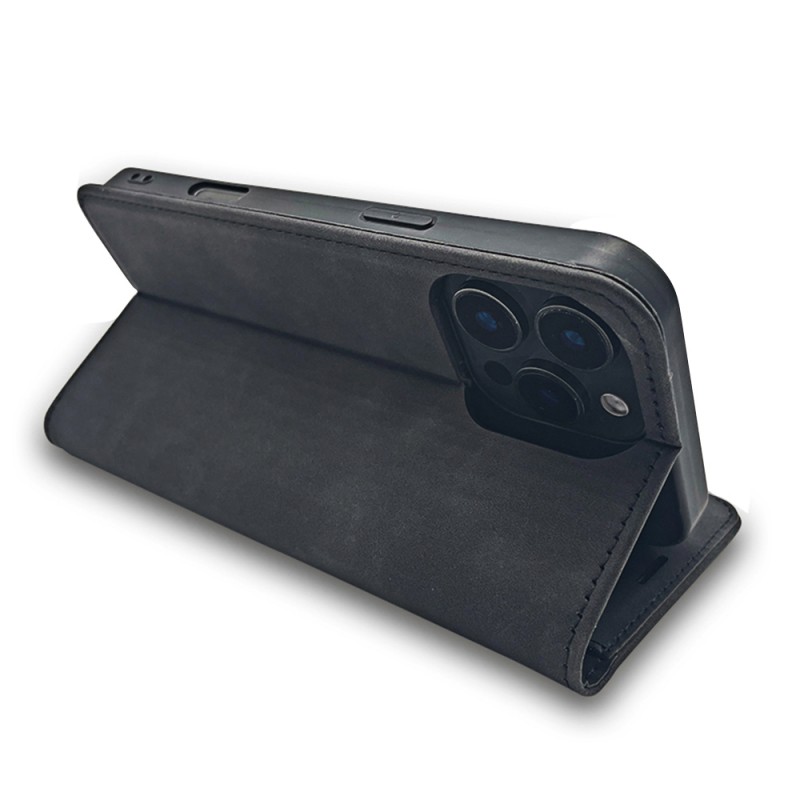 Θήκη Smart Suede Case Xiaomi Redmi 13C / Poco C65 Black