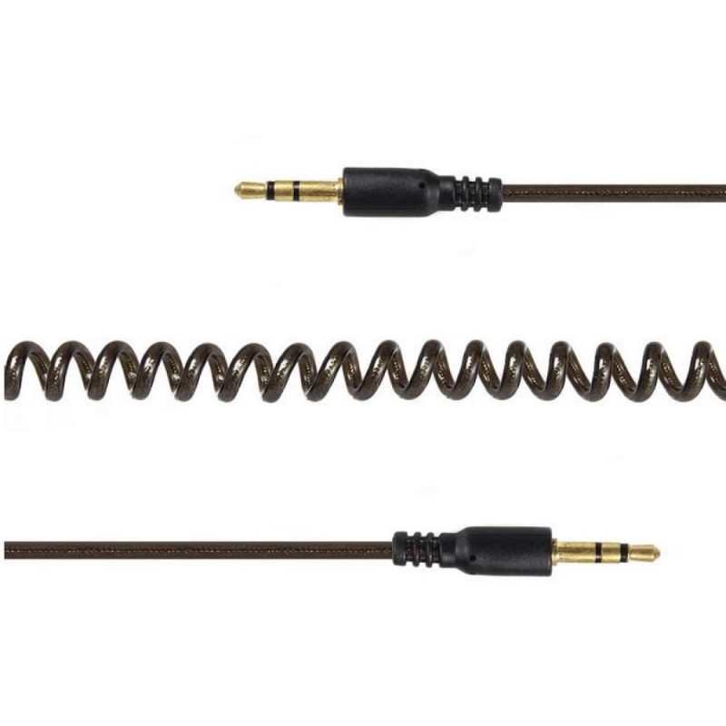 Καλώδιο Audio Cablexpert Jack to Jack Stereo Spiral 3.5mm 1.8m Black