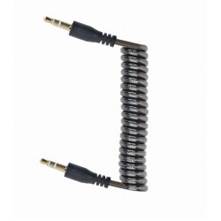 Καλώδιο Audio Cablexpert Jack to Jack Stereo Spiral 3.5mm 1.8m Black