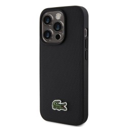 Θήκη Lacoste Iconic Petit Pique Woven Logo MagSafe Case for iPhone 16 Pro (6.1")+ USB-C/USB-C Data Cable Black