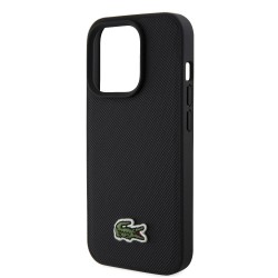 Θήκη Lacoste Iconic Petit Pique Woven Logo MagSafe Case for iPhone 16 Pro (6.1")+ USB-C/USB-C Data Cable Black