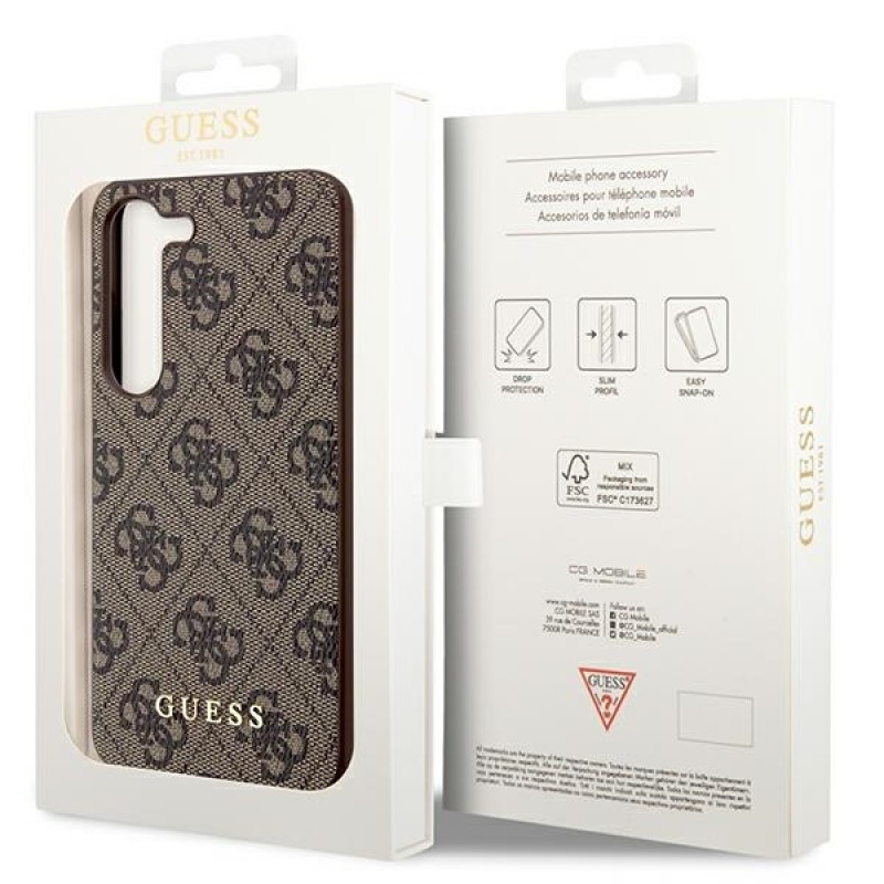 Θήκη Guess 4G Charm Case  Samsung Galaxy A35 SM-A356 Brown