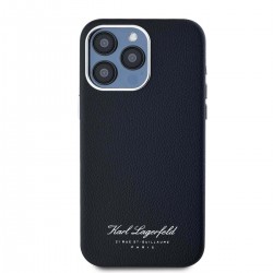 Θήκη Karl Lagerfeld Grained PU Hotel RSG Case Apple iPhone 15 Pro Max (6.7") Black