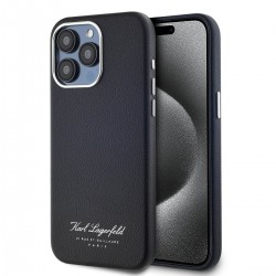 Θήκη Karl Lagerfeld Grained PU Hotel RSG Case Apple iPhone 15 Pro Max (6.7") Black