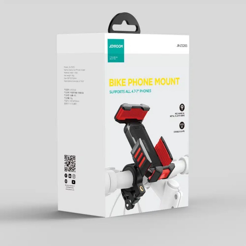 Βάση Ποδηλάτου / Μηχανής Joyroom JR-ZS265 Bike Holder Black Βάση Ποδηλάτου / Μηχανής Joyroom JR-ZS265 Bike Holder Black