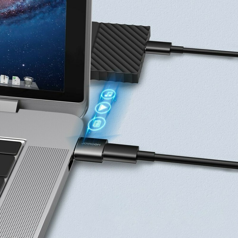 Αντάπτορας Joyroom S-H152 Adapter USB male-female Type-C (2 pieces) Black Αντάπτορας Joyroom S-H152 Adapter USB male-female Type-C (2 pieces) Black
