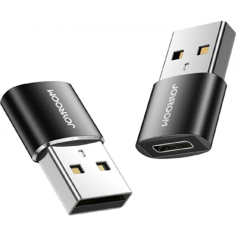 Αντάπτορας Joyroom S-H152 Adapter USB male-female Type-C (2 pieces) Black Αντάπτορας Joyroom S-H152 Adapter USB male-female Type-C (2 pieces) Black