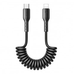 Καλώδιο Data Joyroom Fast Charging Cable for Car Type-C to Lightning Easy-Travel Series 30W 1.5m Coiled Black