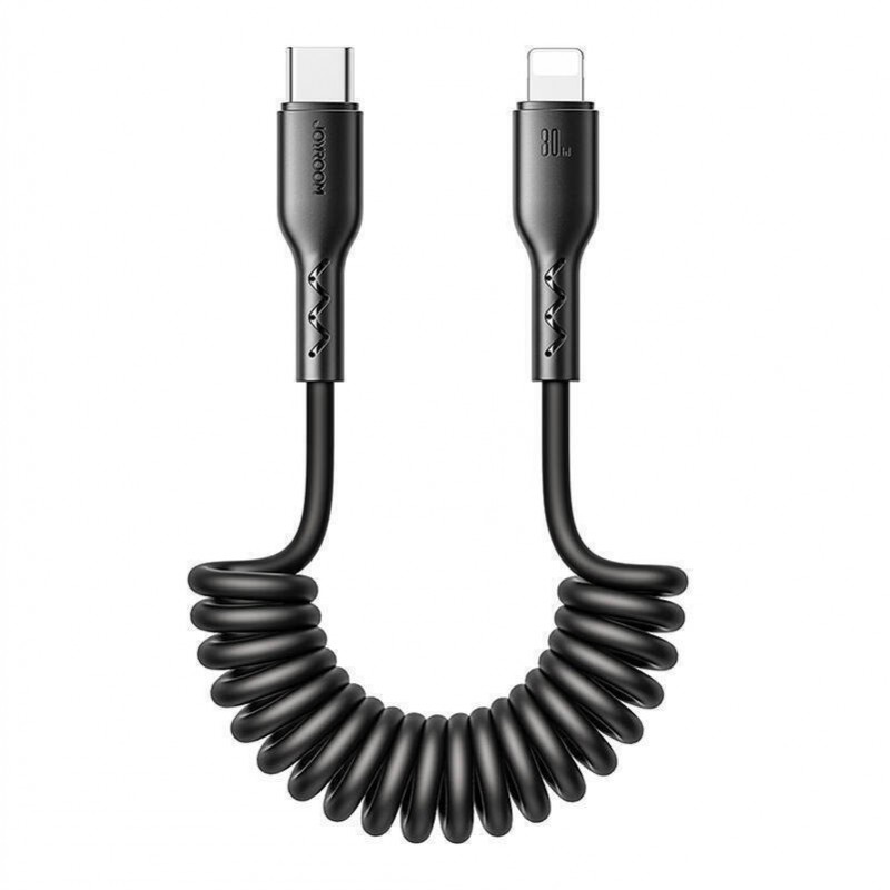 Καλώδιο Data Joyroom Fast Charging Cable for Car Type-C to Lightning Easy-Travel Series 30W 1.5m Coiled Black