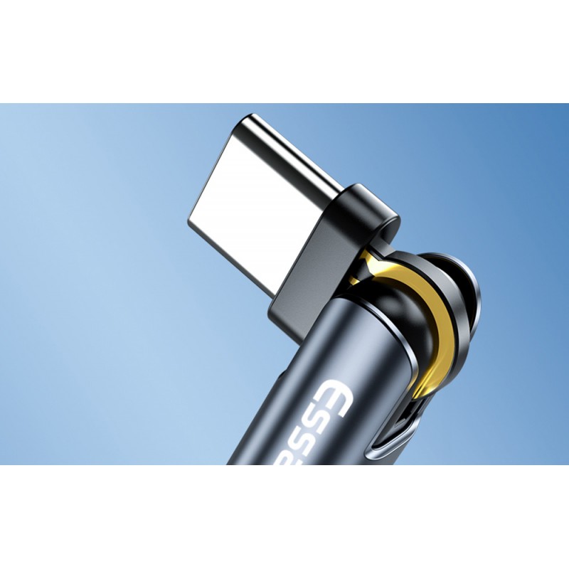 Καλώδιο Data Essager USB-A 3in1 cable EXCCXT-WX0G USB-C/Lightning/Micro 15W 1m Grey