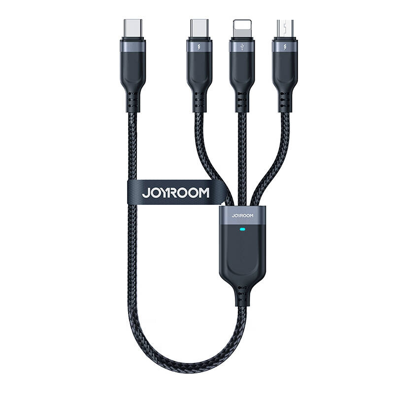 Καλώδιο Joyroom S-A18 USB to Lightning / Type-C / micro USB Multi-Use Cable 3.5A Black Καλώδιο Joyroom S-A18 USB to Lightning / Type-C / micro USB Multi-Use Cable 3.5A Black