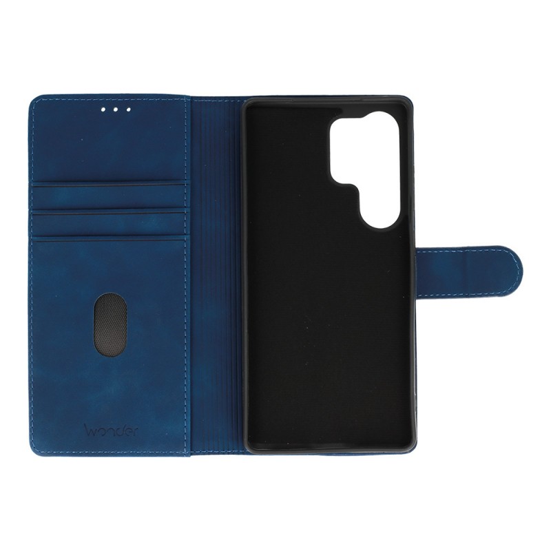 Θήκη Book Wonder Fancy Samsung Galaxy S25 Ultra 5G S938 Blue