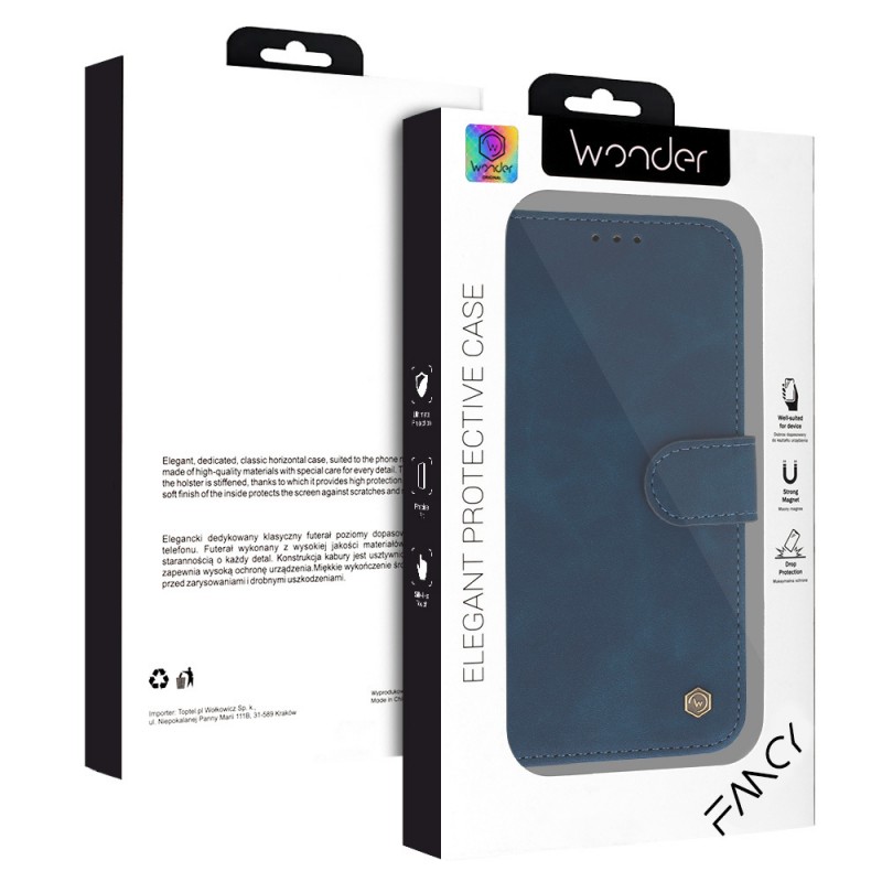 Θήκη Book Wonder Fancy Samsung Galaxy S25 Ultra 5G S938 Blue