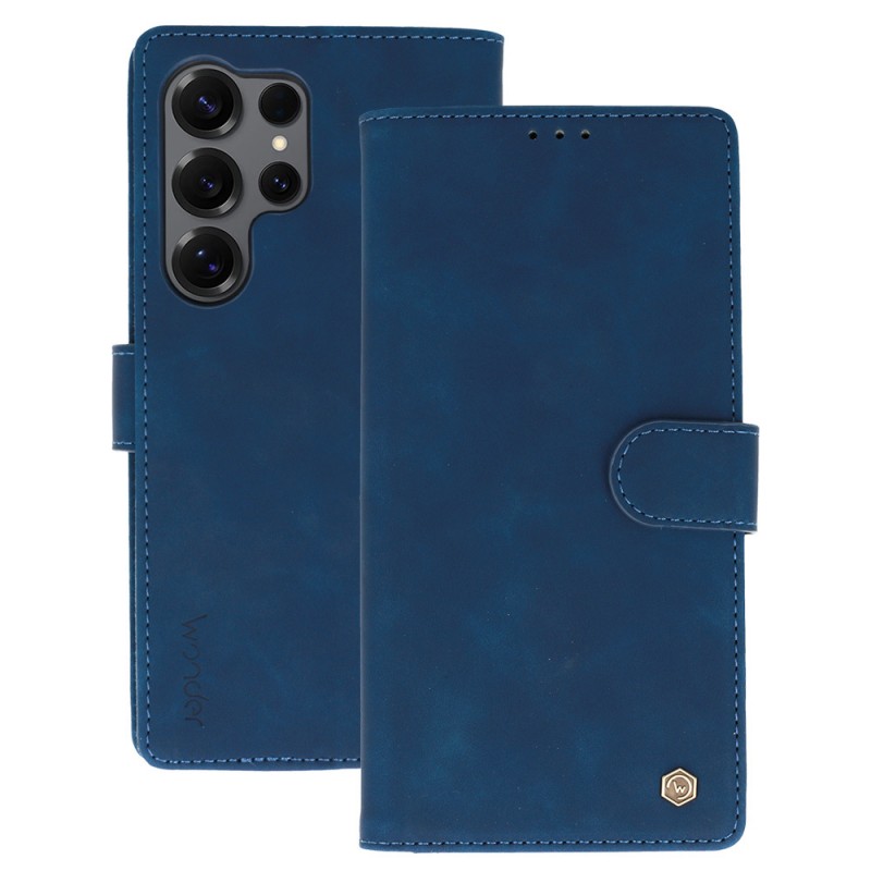 Θήκη Book Wonder Fancy Samsung Galaxy S25 Ultra 5G S938 Blue