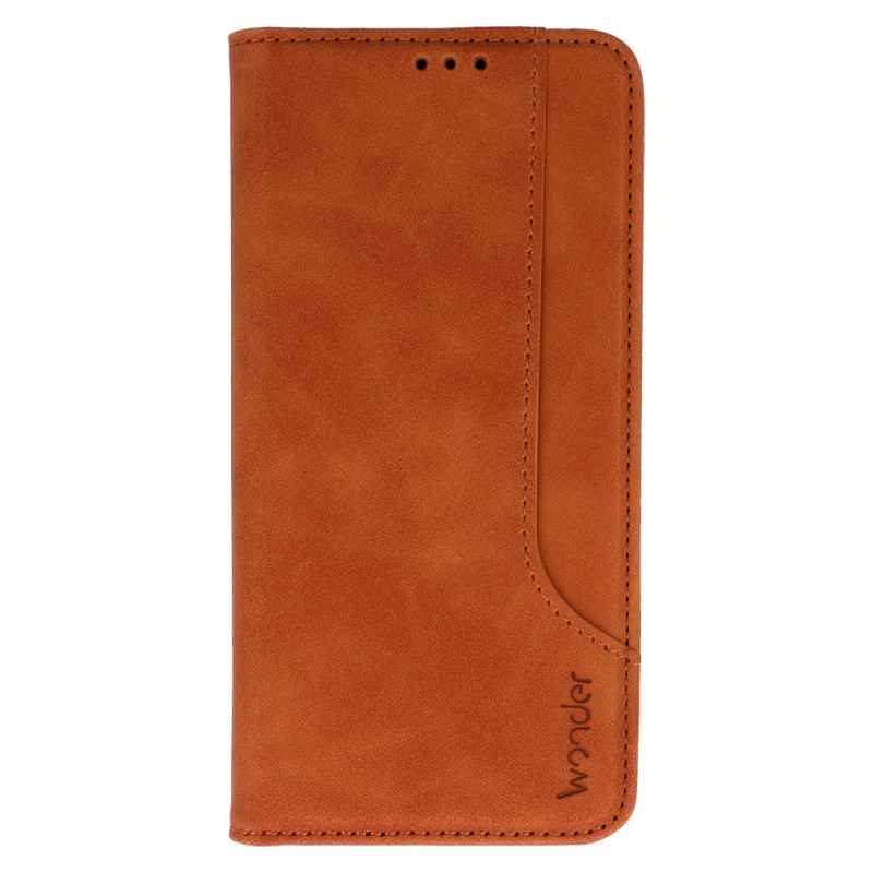 Θήκη Book Wonder Prime Samsung Galaxy S25 Ultra 5G S938 Brown