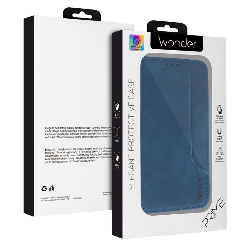 Θήκη Book Wonder Prime Samsung Galaxy S25 Ultra 5G S938 Blue