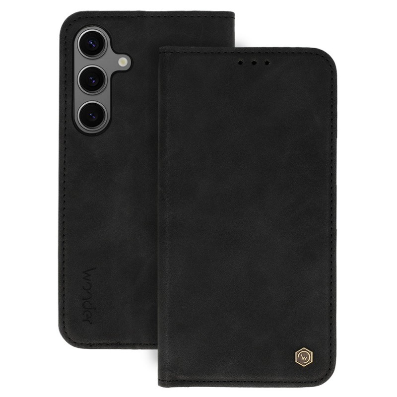 Θήκη Book Wonder Smart Samsung Galaxy S25 Ultra 5G S938 Black