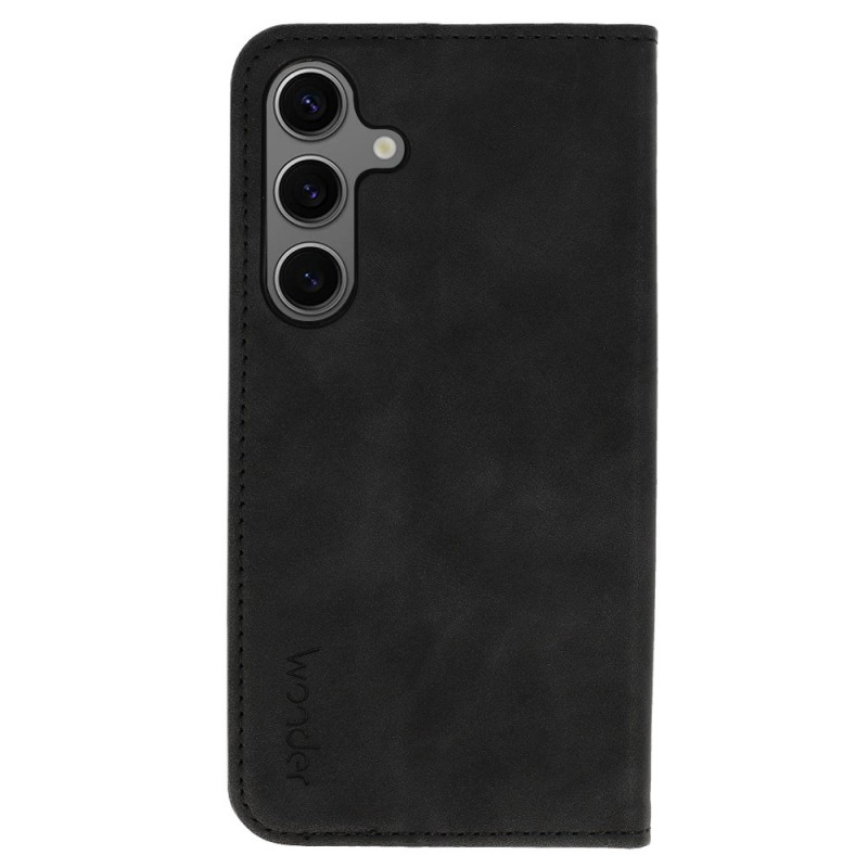 Θήκη Book Wonder Smart Samsung Galaxy S25 Ultra 5G S938 Black
