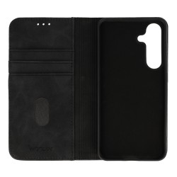 Θήκη Book Wonder Smart Samsung Galaxy S25 Ultra 5G S938 Black