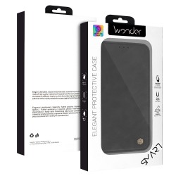 Θήκη Book Wonder Smart Samsung Galaxy S25 Ultra 5G S938 Black