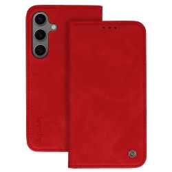 Θήκη Book Wonder Smart Samsung Galaxy S25 Ultra 5G S938 Red