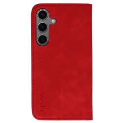 Θήκη Book Wonder Smart Samsung Galaxy S25 Ultra 5G S938 Red