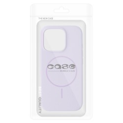 Θήκη Slim Silicone Magsafe Apple iPhone 13 Pro Max  (6.7") Purple