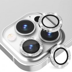 Γυαλί Προστασίας Hard Diamond Camera Lens with Metal Ring  Iphone 16 (6.1'')/16 Plus (6.9") Tempered Glass 9H AntiCrash / AntiShock Gold