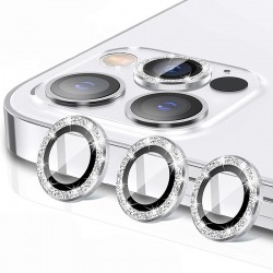 Γυαλί Προστασίας Hard Diamond Camera Lens with Metal Ring  Iphone 14 Pro (6.1'')/14 Pro Max (6.7") Tempered Glass 9H AntiCrash / AntiShock Gold